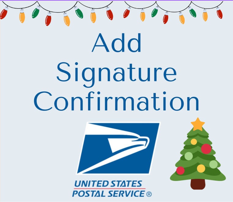 USPS Signature Confirmation Delivery / Exact price USPS charges for this service.