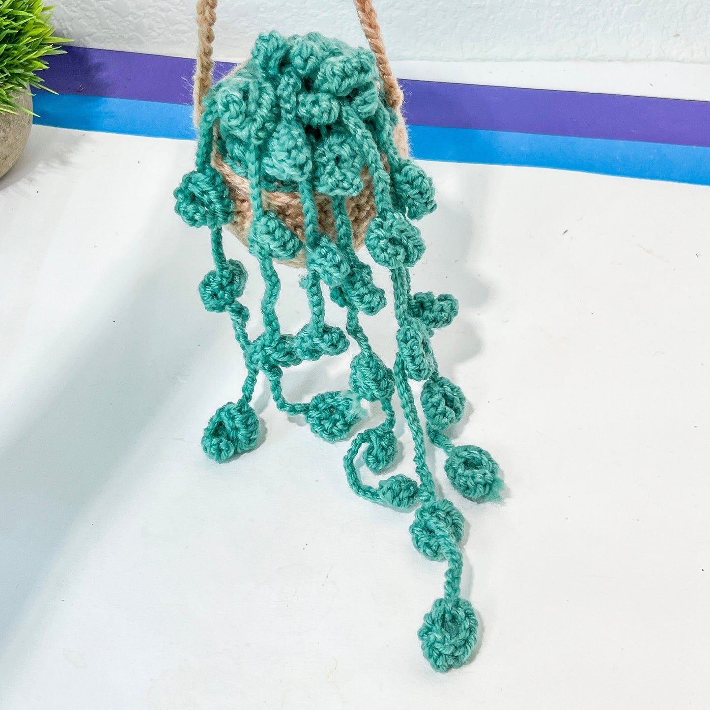 Crochet House Plants (#13) | Car Rearview Mirror Decor | Plant Crochet | Plant Plushy