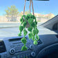 Crochet House Plants (#16) | Car Rearview Mirror Decor | Plant Crochet | Crochet Potted Flower, Crochet Decor