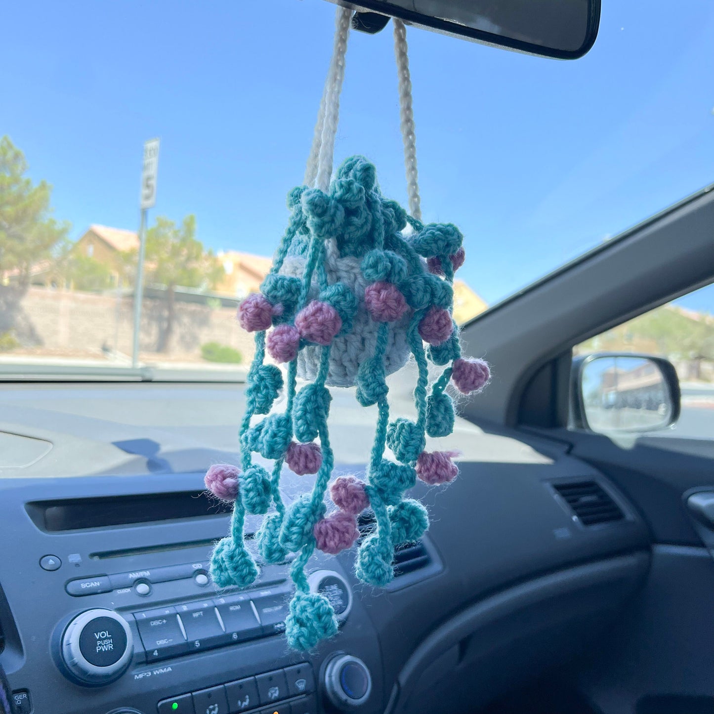 Crochet House Plants (#8) | Car Rearview Mirror Decor | Plant Crochet | Plant Plushy