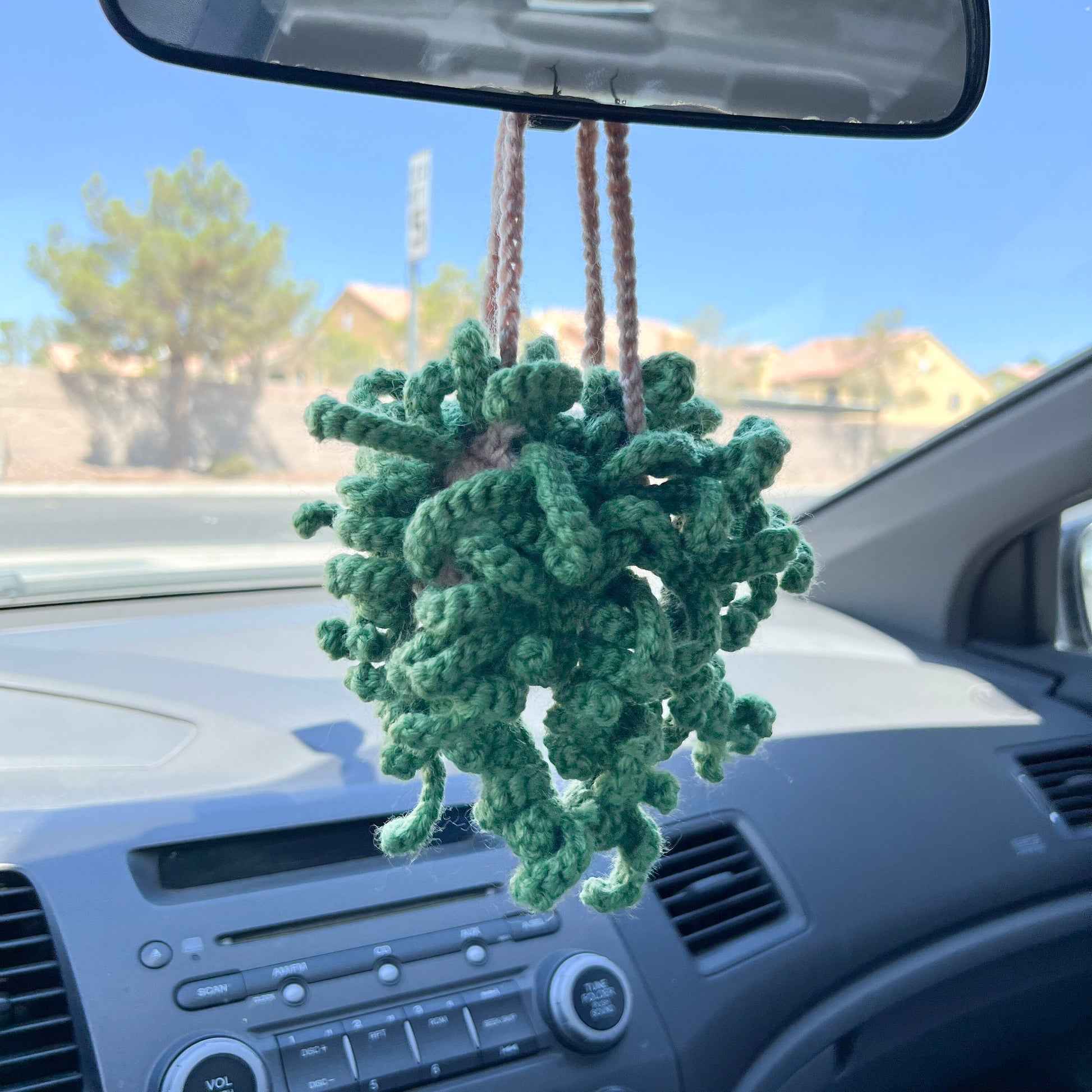 Crochet House Plants (#10) | Car Rearview Mirror Decor | Plant Crochet | Plant Plushy