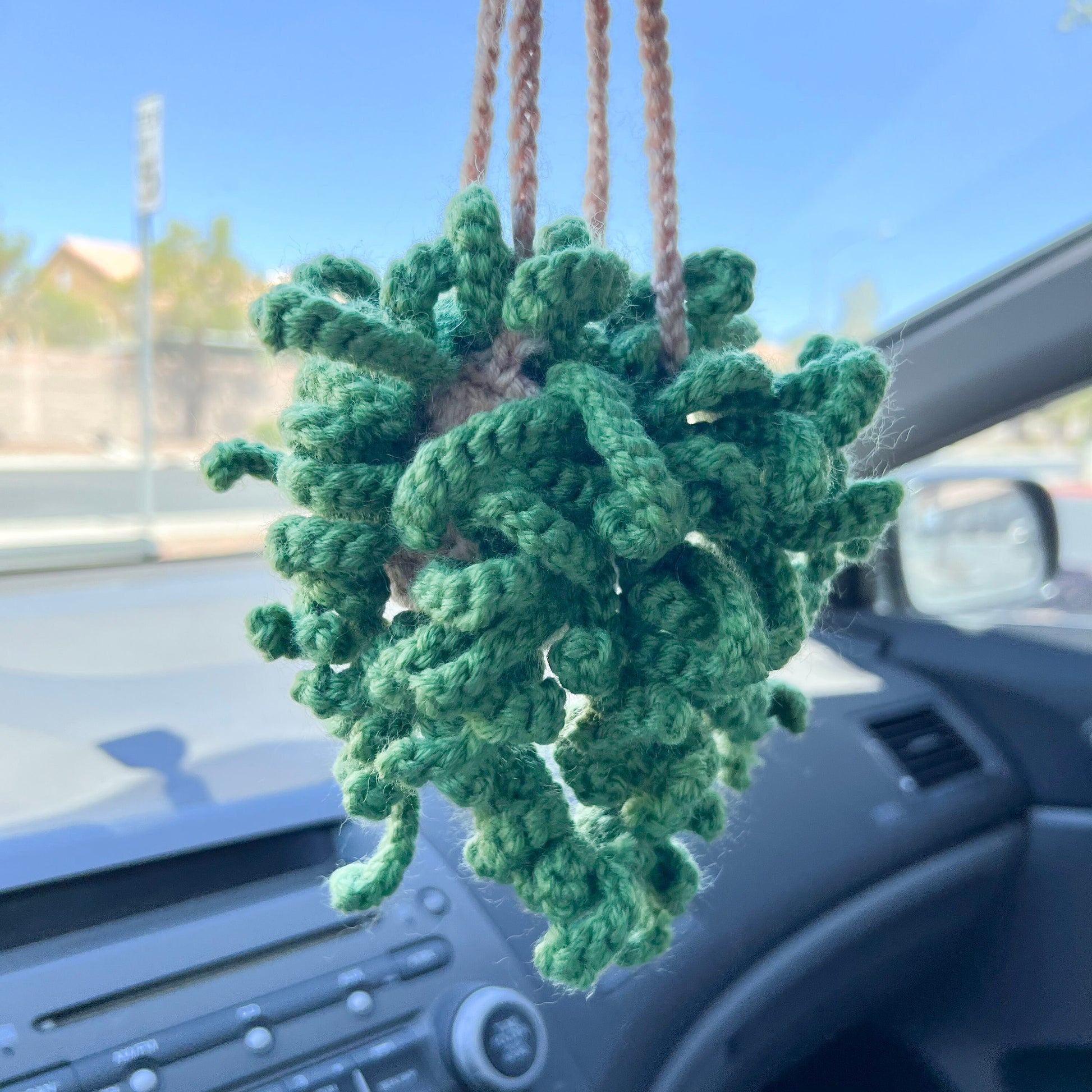 Crochet House Plants (#10) | Car Rearview Mirror Decor | Plant Crochet | Plant Plushy