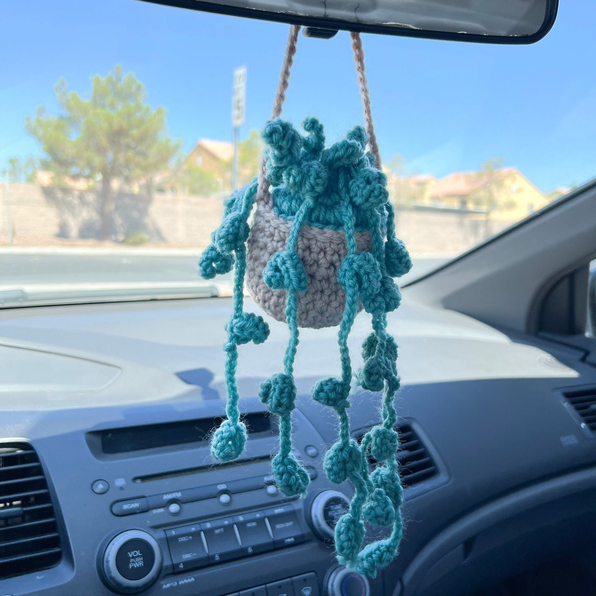 Crochet House Plants (#13) | Car Rearview Mirror Decor | Plant Crochet | Plant Plushy