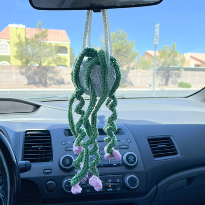 Plant Plushy (#12) | Car Rearview Mirror Decor | Plant Crochet | Plant Plushy
