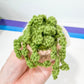 Houseplant Decor (#7) Crochet Hanging Plant, Car Charms, Crochet Potted Flower, Crochet Decor | Car Rearview Mirror Decor