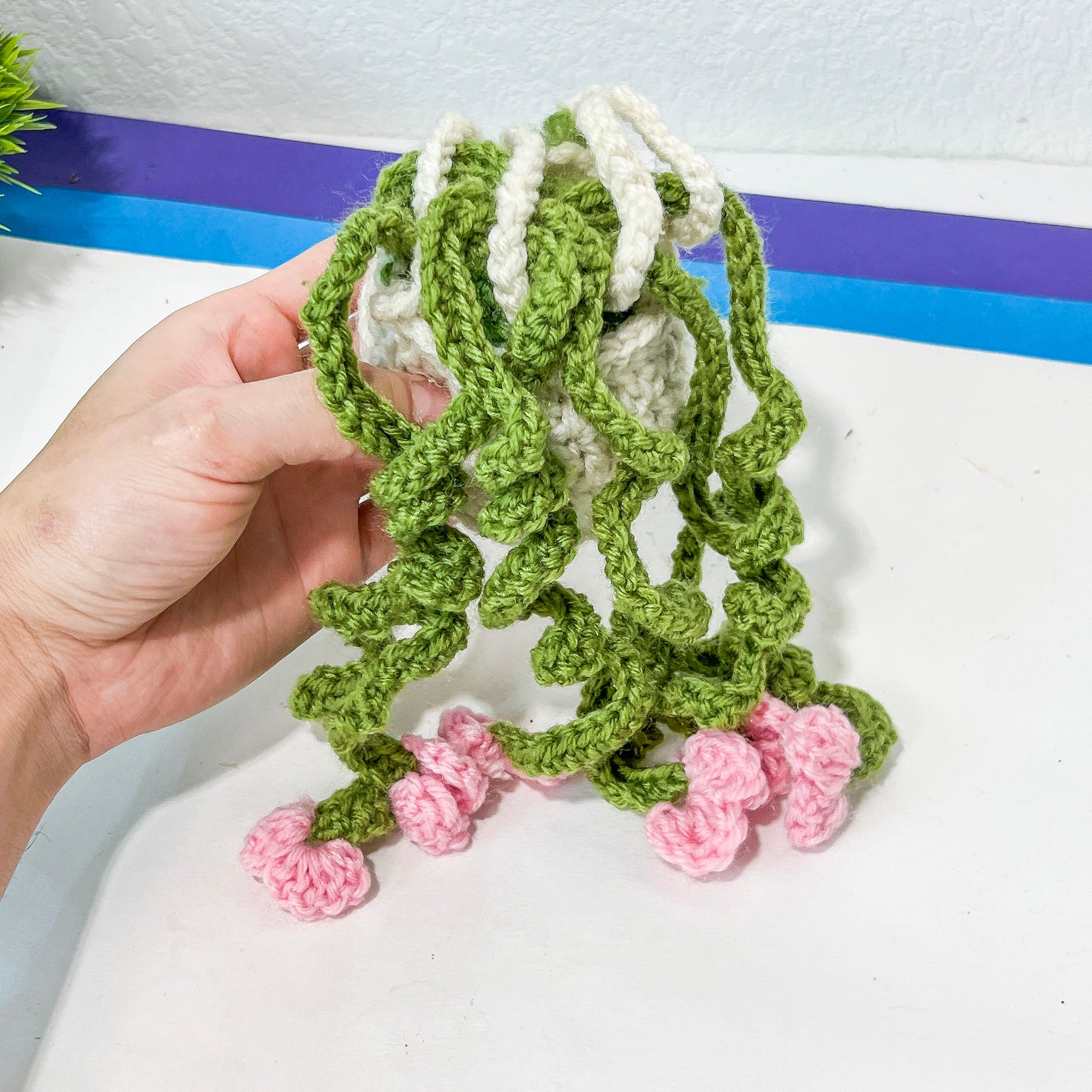 Plant Plushy (#12) | Car Rearview Mirror Decor | Plant Crochet | Plant Plushy