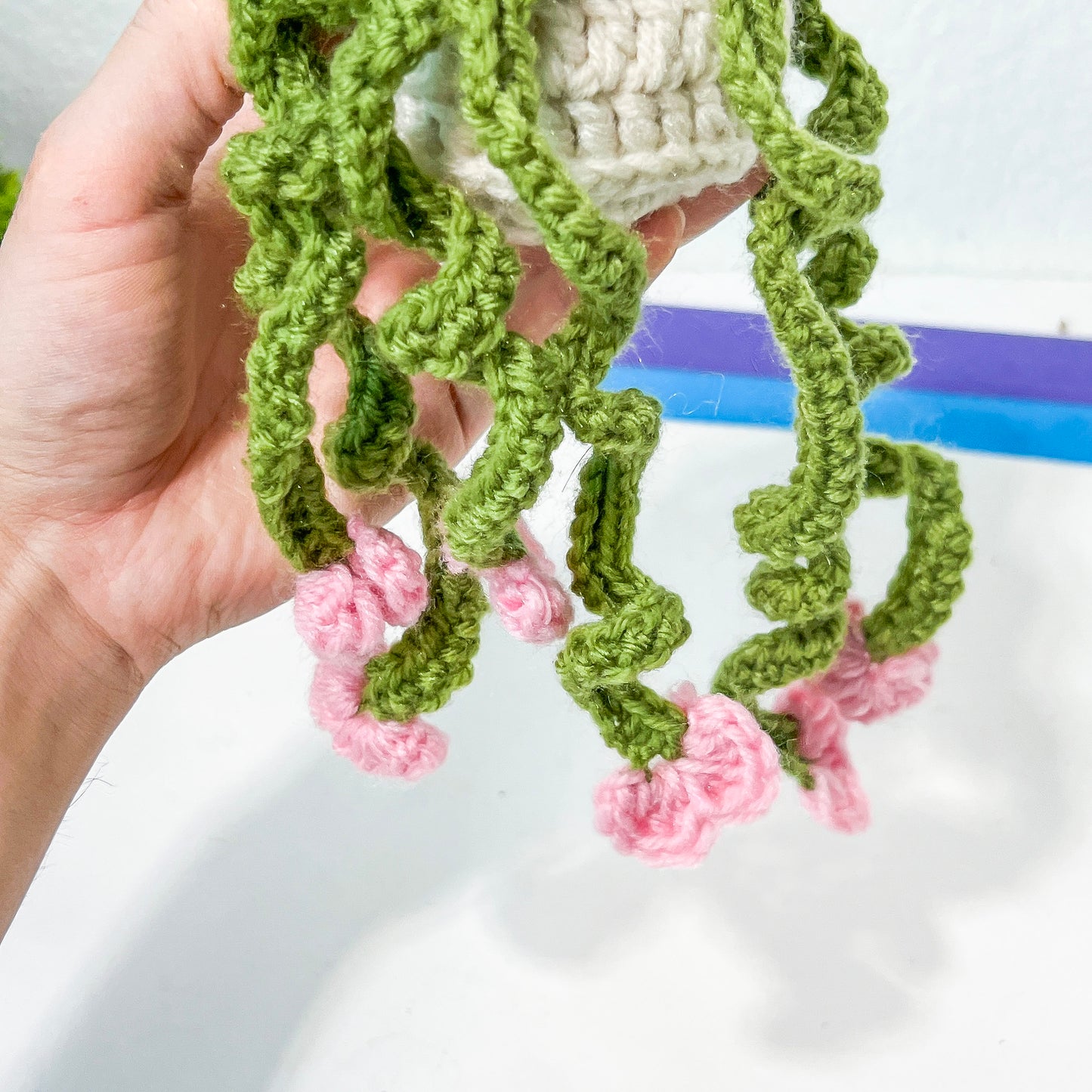 Plant Plushy (#12) | Car Rearview Mirror Decor | Plant Crochet | Plant Plushy