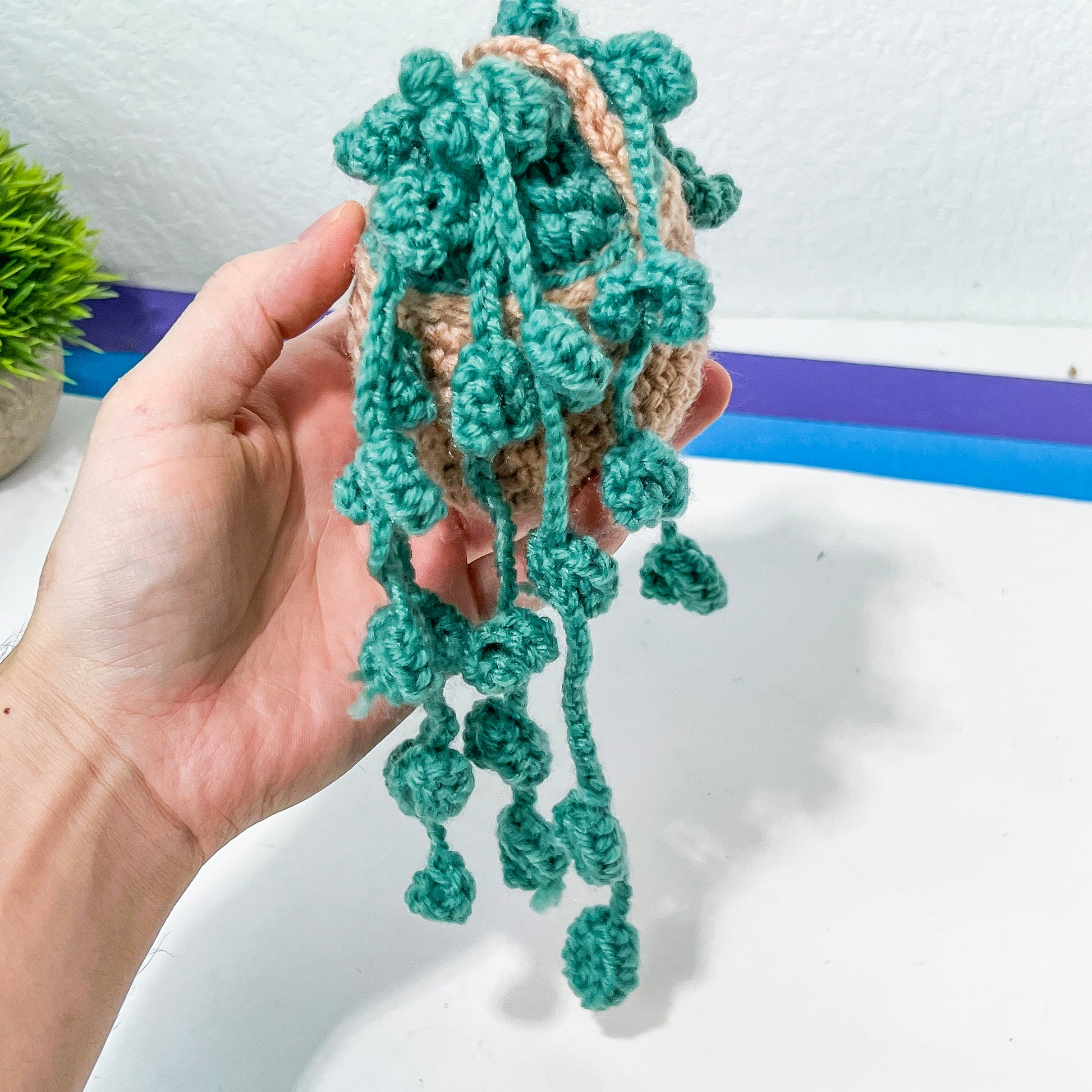 Crochet House Plants (#13) | Car Rearview Mirror Decor | Plant Crochet | Plant Plushy