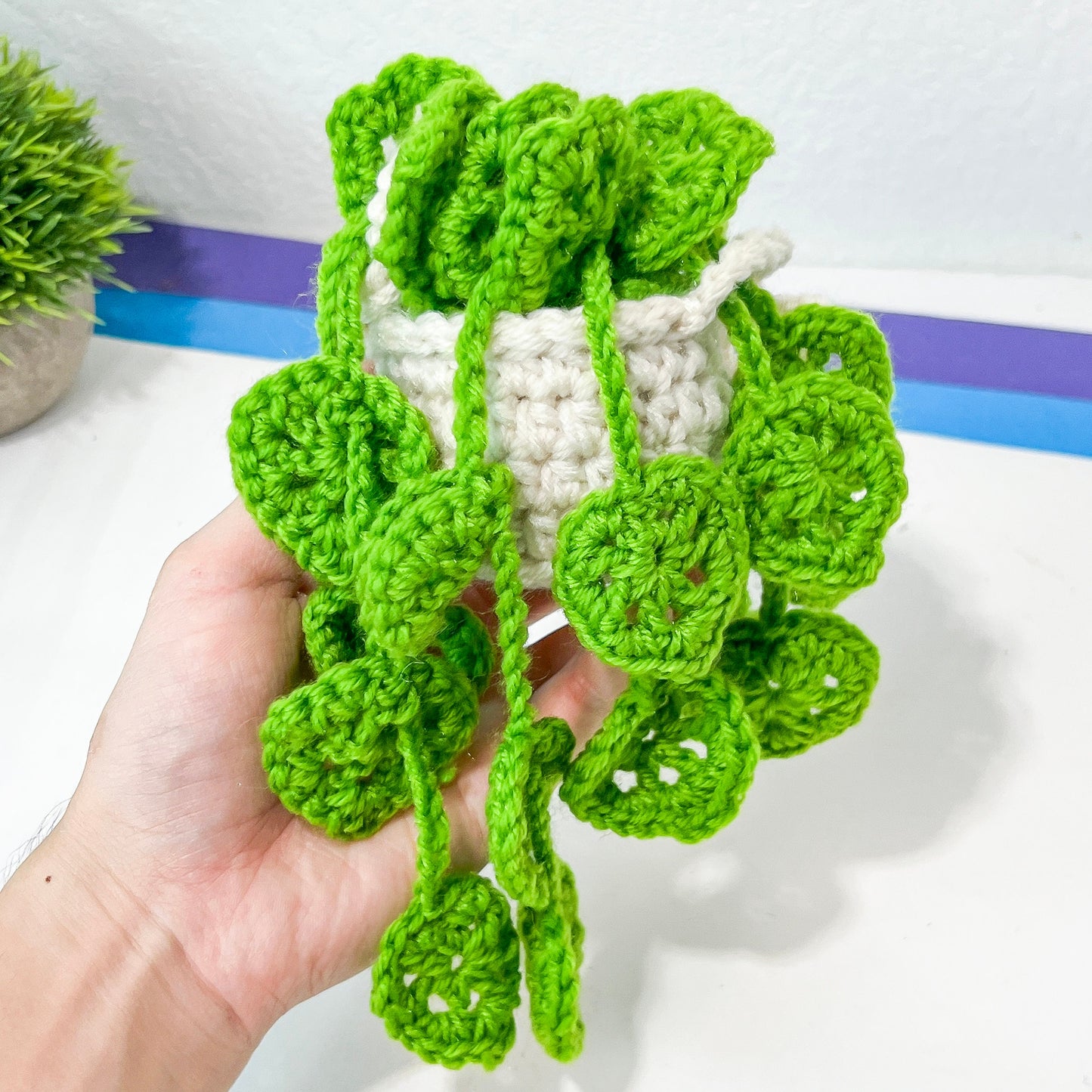 Crochet House Plants (#15) | Car Rearview Mirror Decor | Plant Crochet | Plant Plushy