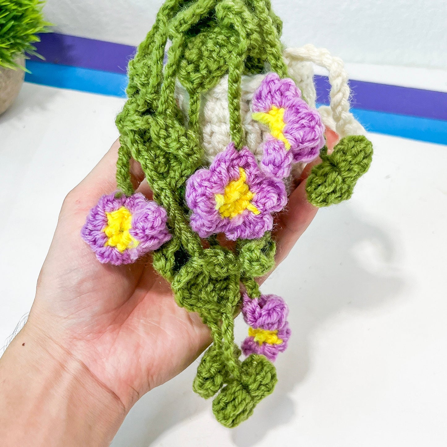 Plant Plushy (#18) | Car Rearview Mirror Decor | Plant Crochet | Plant Plushy #3