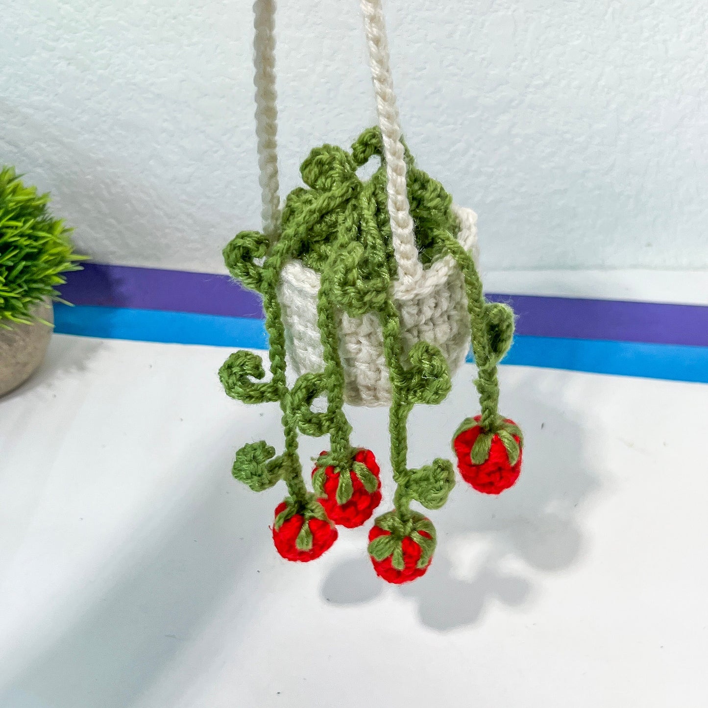 Crochet House Plants (#6) | Car Rearview Mirror Decor | Plant Crochet | Plant Plushy