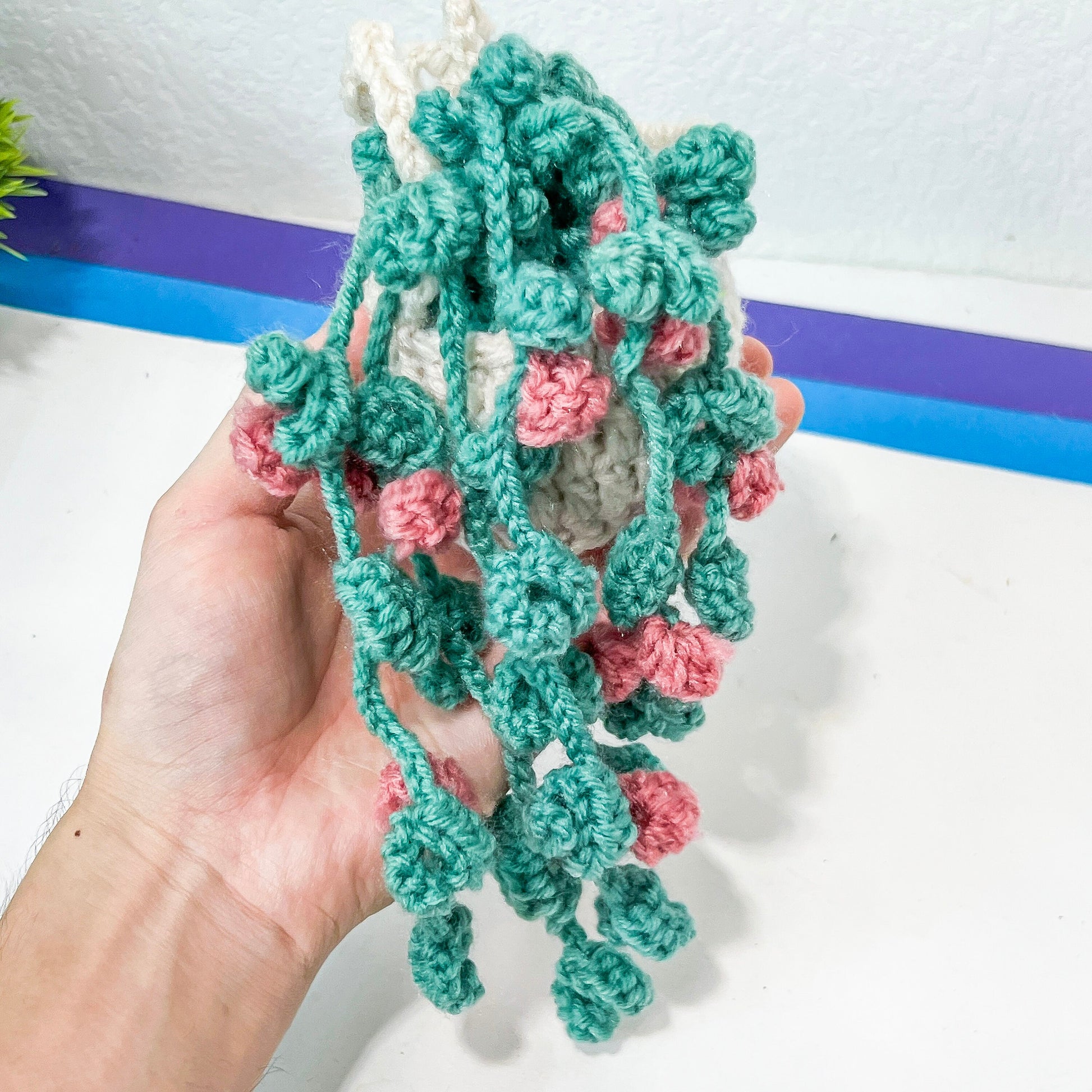 Crochet House Plants (#8) | Car Rearview Mirror Decor | Plant Crochet | Plant Plushy