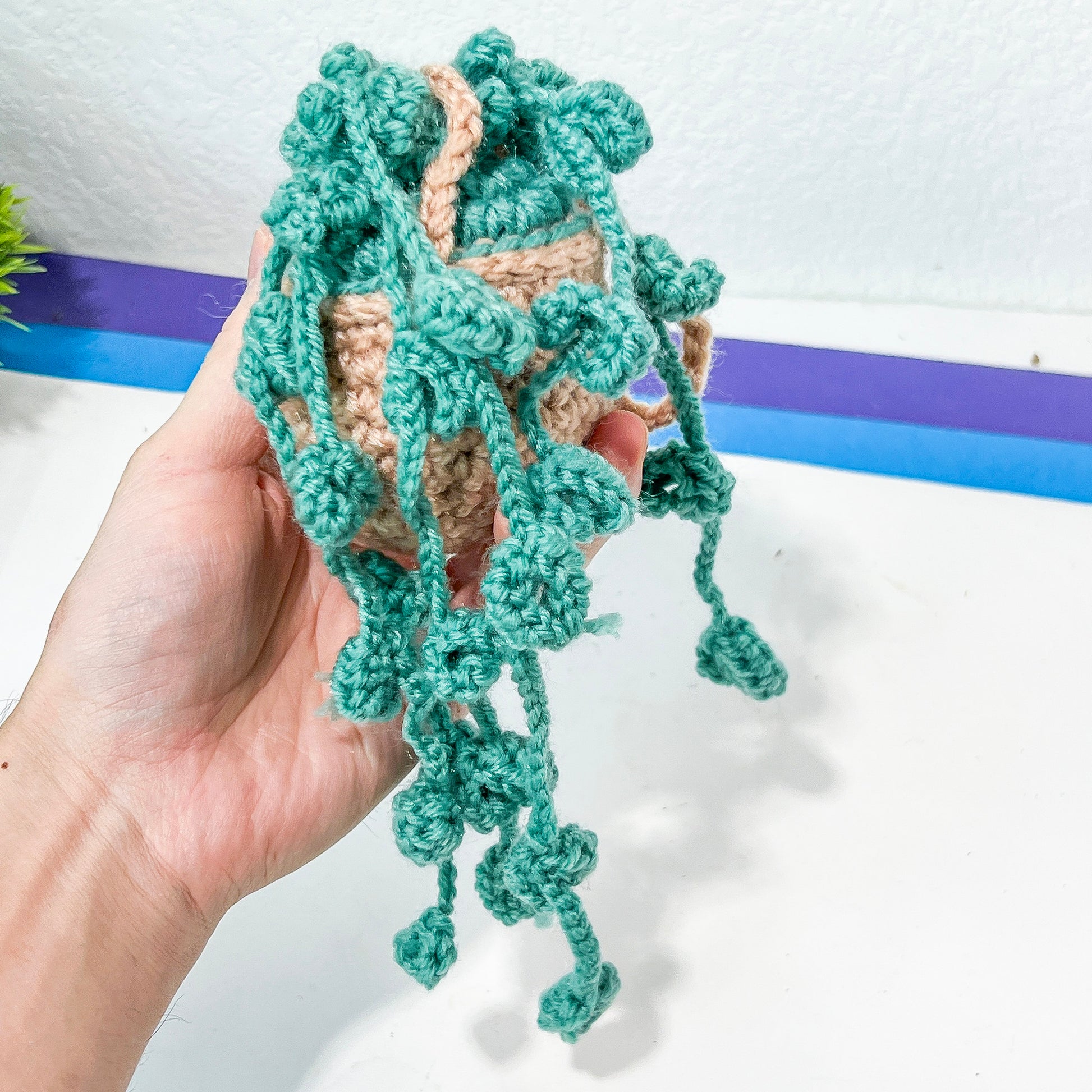 Crochet House Plants (#13) | Car Rearview Mirror Decor | Plant Crochet | Plant Plushy