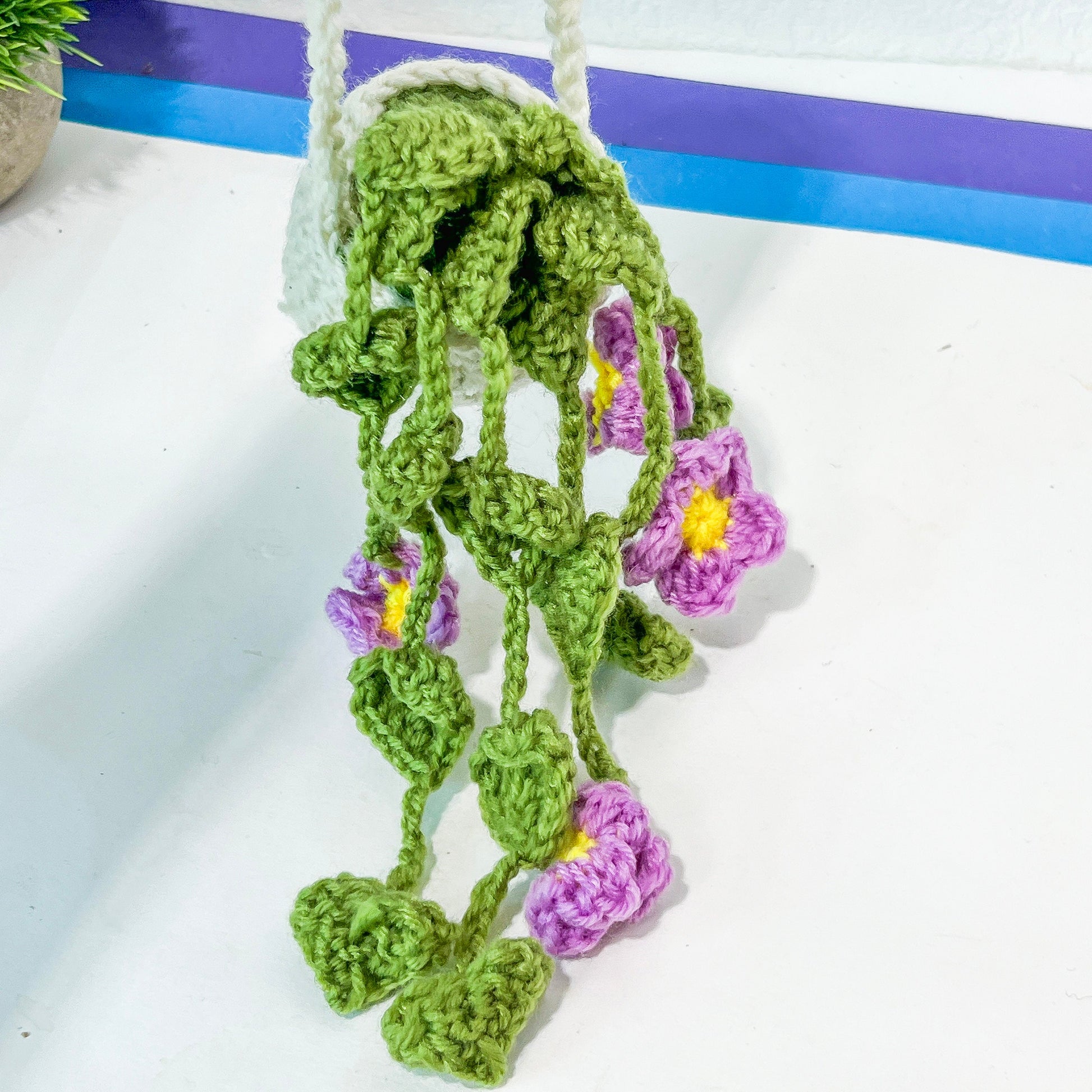 Plant Plushy (#18) | Car Rearview Mirror Decor | Plant Crochet | Plant Plushy #3