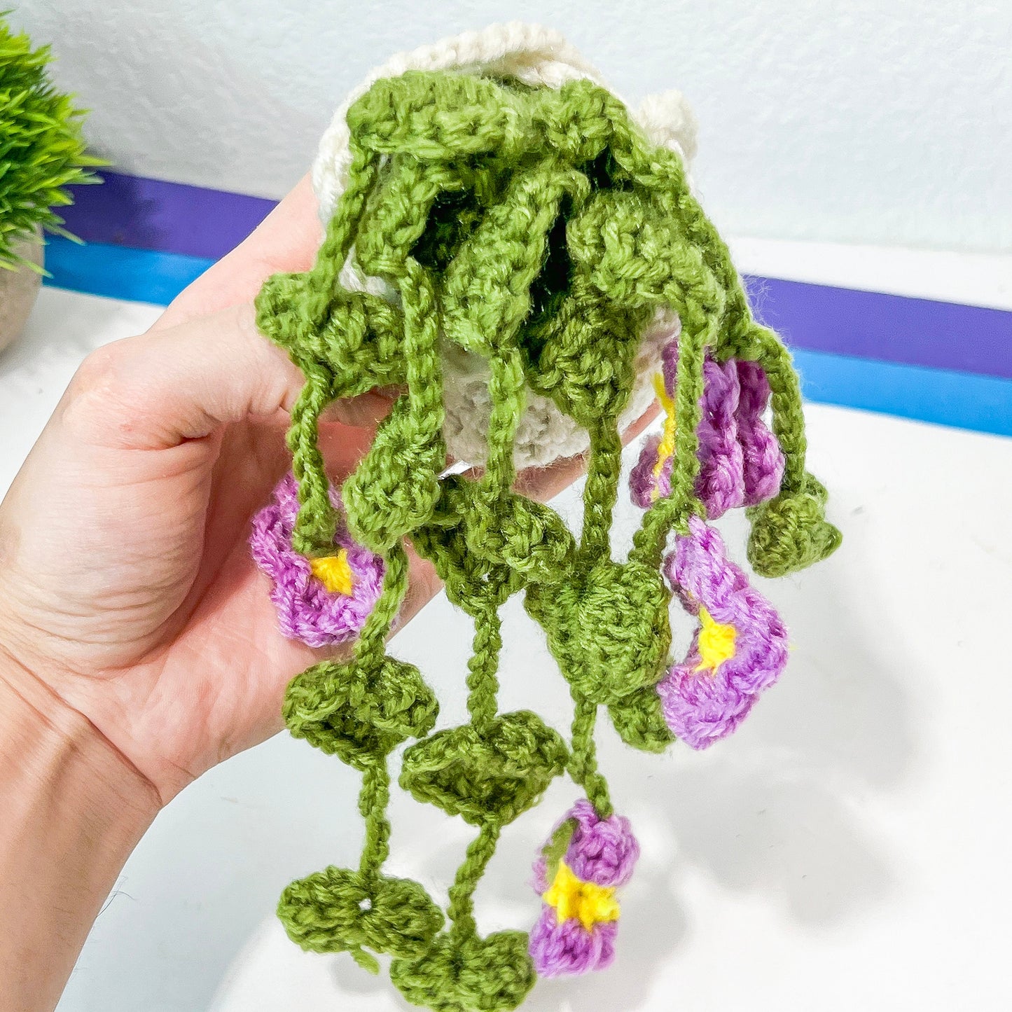 Plant Plushy (#18) | Car Rearview Mirror Decor | Plant Crochet | Plant Plushy #3