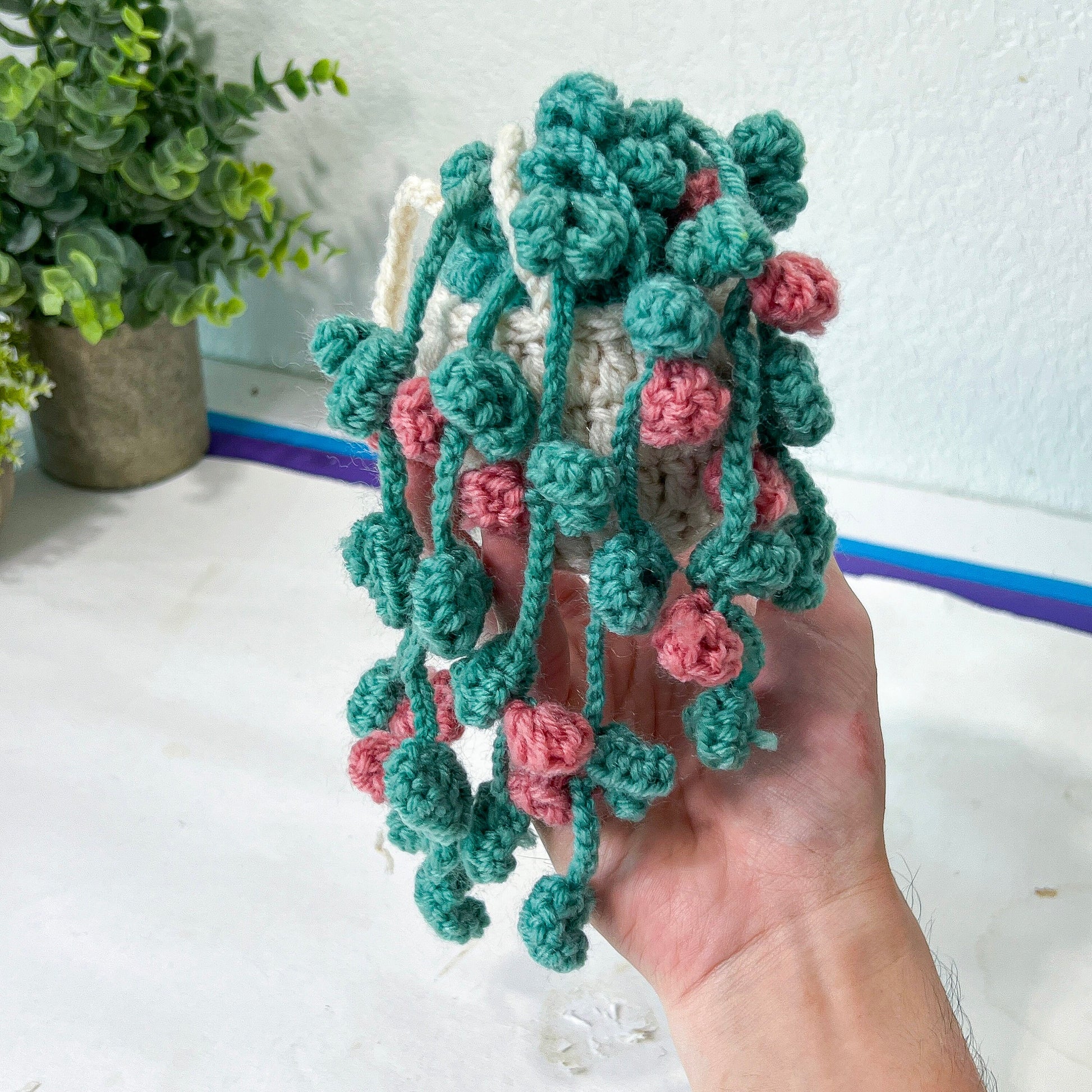 Crochet House Plants (#8) | Car Rearview Mirror Decor | Plant Crochet | Plant Plushy