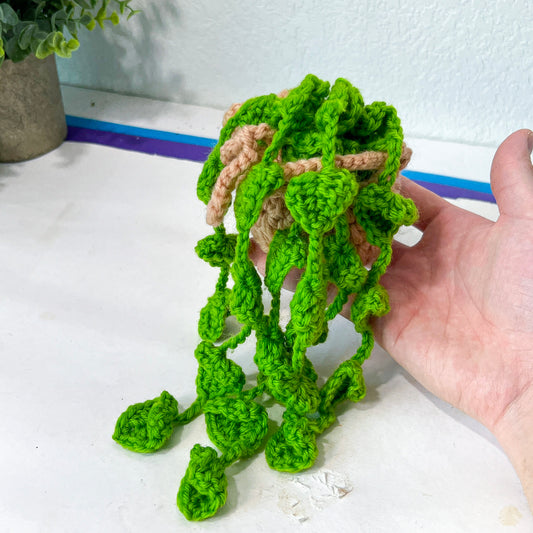 Crochet House Plants (#16) | Car Rearview Mirror Decor | Plant Crochet | Crochet Potted Flower, Crochet Decor