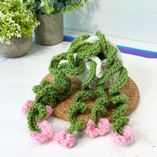 Plant Plushy (#12) | Car Rearview Mirror Decor | Plant Crochet | Plant Plushy