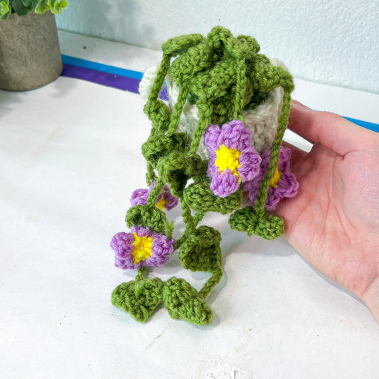 Plant Plushy (#18) | Car Rearview Mirror Decor | Plant Crochet | Plant Plushy #3