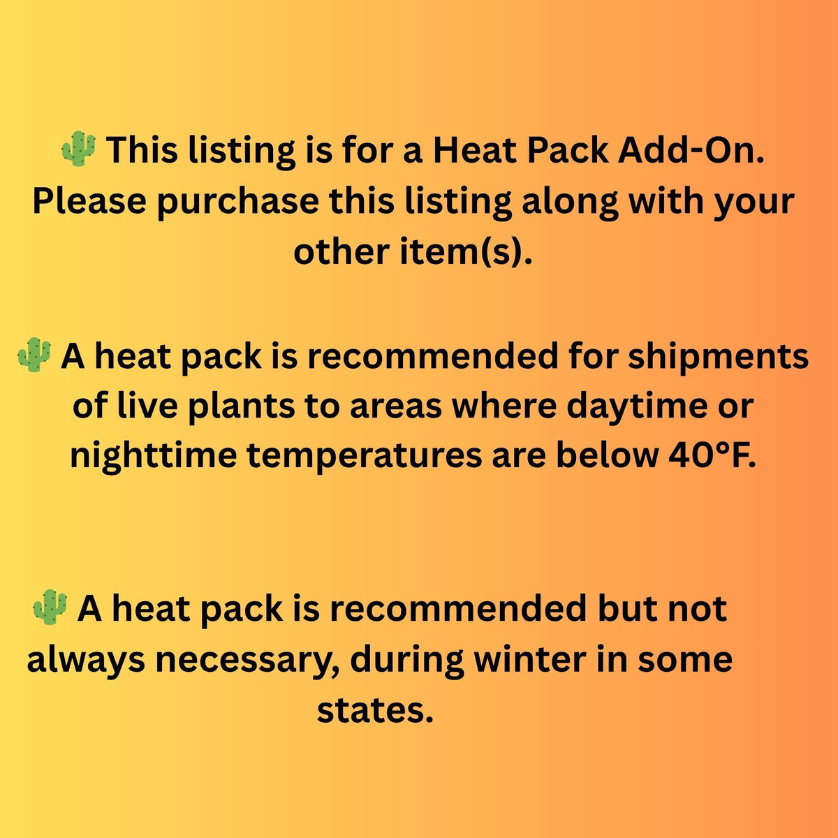 PLEASE read all of the slides | Heat Pack USA | Cactus